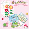 9 Sheets Hello Spring Window Clings Floral Gnome Butterfly Birds Bees Glass Stickers Reusable Static PVC Decals for Home Classroom Office Decor