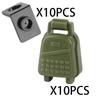 MOC Military SWAT Soldiers Building Blocks Accessories Set Medical Box Vest Backpack Bricks Kids Gift