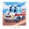 11cm Children Wooden Jigsaw Puzzle Games Cartoon Animal Vehicle Pattern Wooden 3d Puzzle Montessori Educational Toys