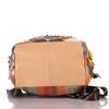 Damen Patchwork Leder Rucksack groß – Blumen Unikat
