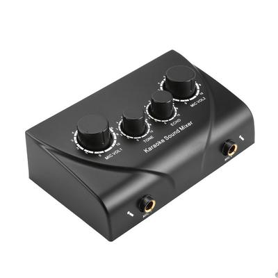 Mixer com Reverb Karaoke N1 NKR para Uso em Casa, no Computador, no Celular e com Guitarra