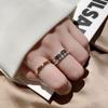 Inel Femei Xiaoxiangfeng Coco Romb Placat cu Aur Roz 18k Meșteșug CNC Versiune Înaltă Inel de Lux Ușor Inel pentru Cuplu