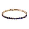 2022 New Fashion Free Shipping Copper Alloy Gold Plated 4MM Cubic Zirconia CZ Diamond Charm Tennis Bracelet for Women