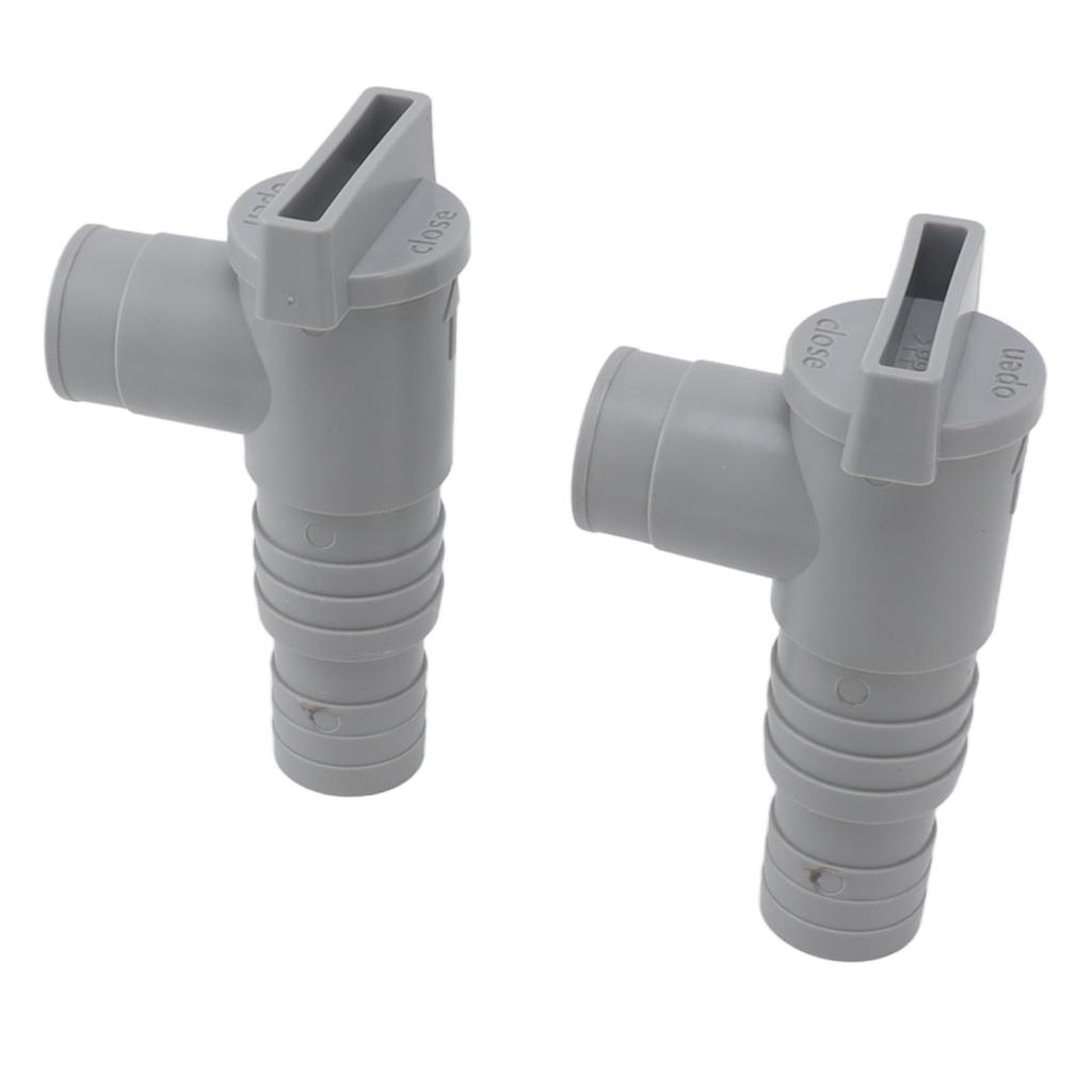 Pool-Absperrventil PVC Einfache Installation Pool-Plungerventile Ersatz für 32-mm-Schlauch angeschlossen