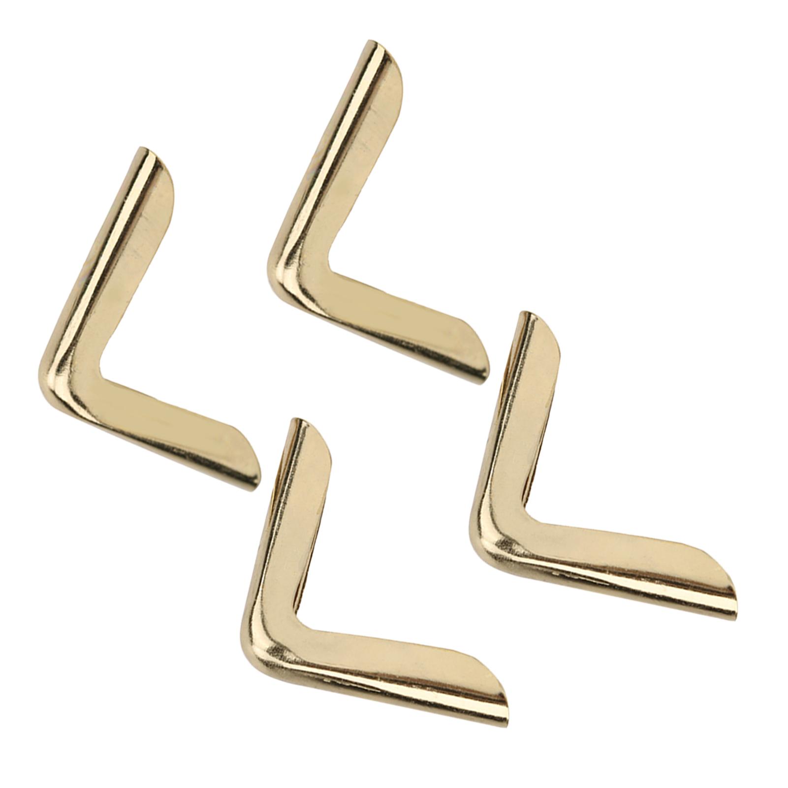 

50 шт. металлический уголок-протектор железный ретро фотоальбом DIY край книги крышка 2.2 мм латунный цвет 2.2 мм