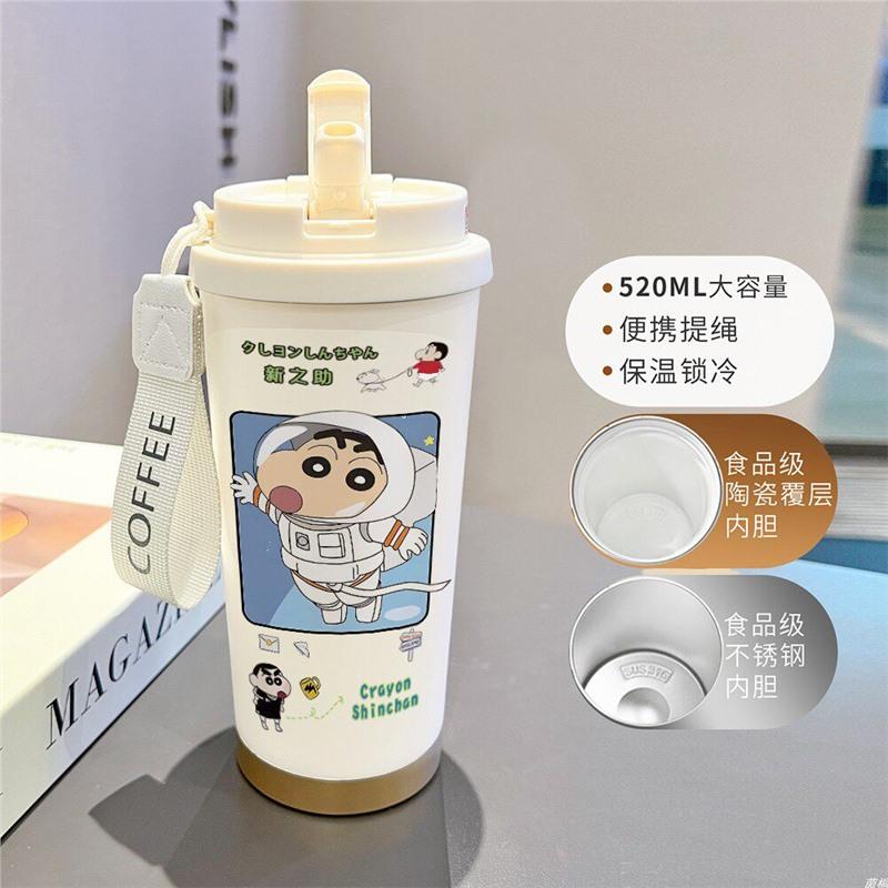 Cartoon Xiaoxin Thermos Cup 111 Stainless Steel Student High Value Office Coffee Cup Large Capacity Water Cup