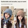 Warm Knitted Hat Plush Beanies Cap Cute Winter Hat
