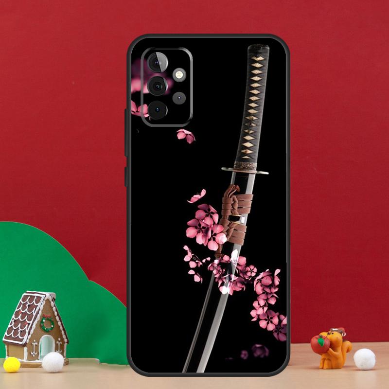 Japan Samurai Ninja Ronin Case For Samsung Galaxy A54 A06 A16 A26 A36 A56 A53 A32 A52 A33 A13 A55 A35 A15 A14 A34 A17