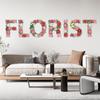 1PC English Letter Wall Stickers Wall Adhesive Decorative Letters 3D DIY Wall Stick