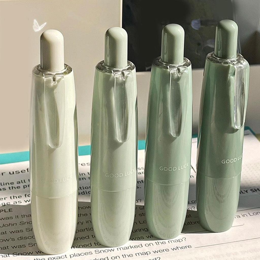 Adhesive Press Glue Pen 4Pcs/set Double Sided Paper Correction Tape Refillable White Out Pen DIY Scrapbooking Glue Tape Pens