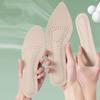 Solette Autoadesive Traspiranti in Pelle di Vacchetta da Donna - Assorbono il Sudore, Antiscivolo, Comfort per Tacchi Alti e Scarpe in Pelle