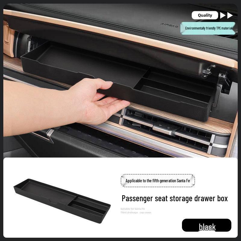 Passenger Side Glove Box Organizer for 2024-2025 Hyundai Santa Fe (5th Gen)
