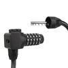 iOSN 1.2M Combination & Key Dual-Open Bicycle Lock