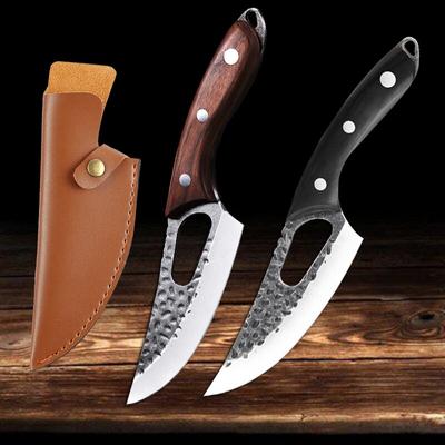 6 Inch Stainless Steel Kitchen Knife Meat Cleaver Boning Chef's Knife Butcher Fruit Knives Cutter