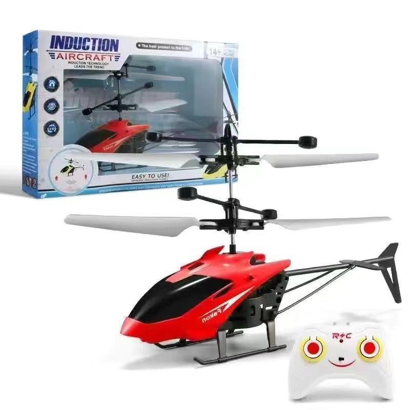 Dual Mode Kids' Remote Control Hovering Helicopter - Drop-Resistant Indoor Flying Toy