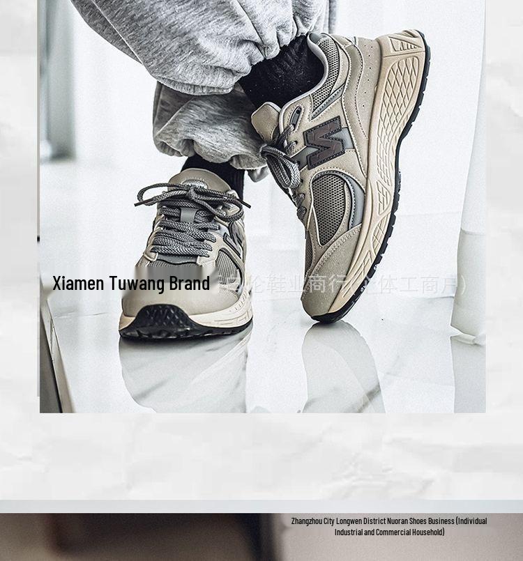 Original Grey New Balance NB2002rc Unisex Sneakers: Low-Top Casual Dad Shoes