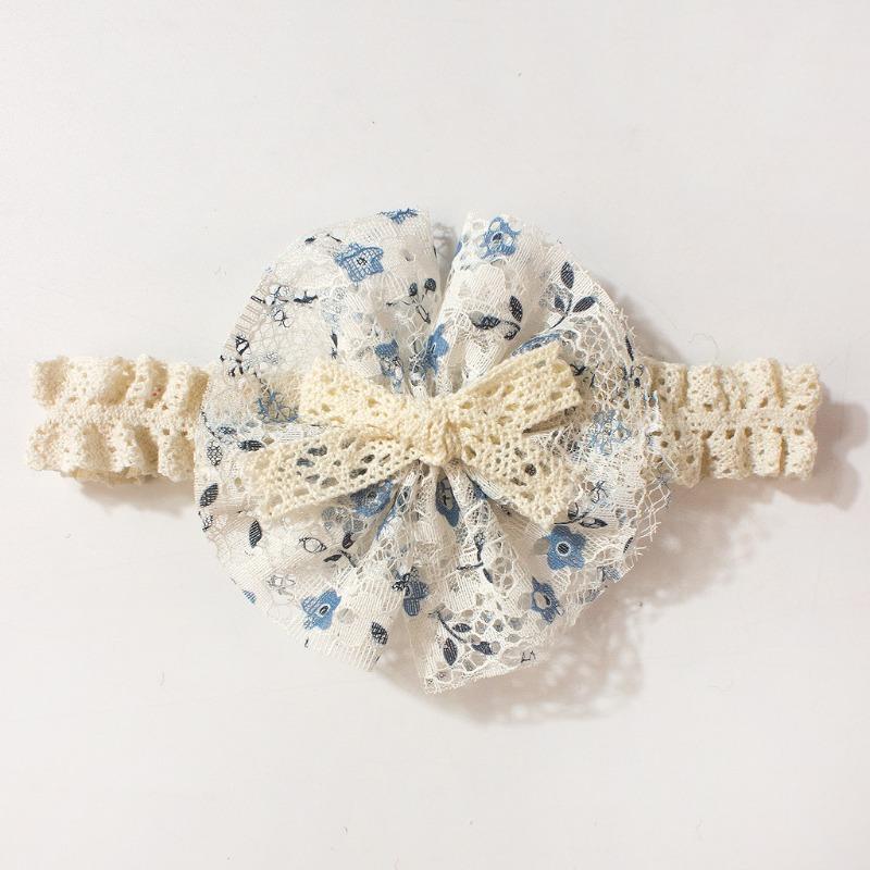 New Baby Headscarf, Cute Printed Bow Children's Headband, Summer Thin Baby Hair Accessories