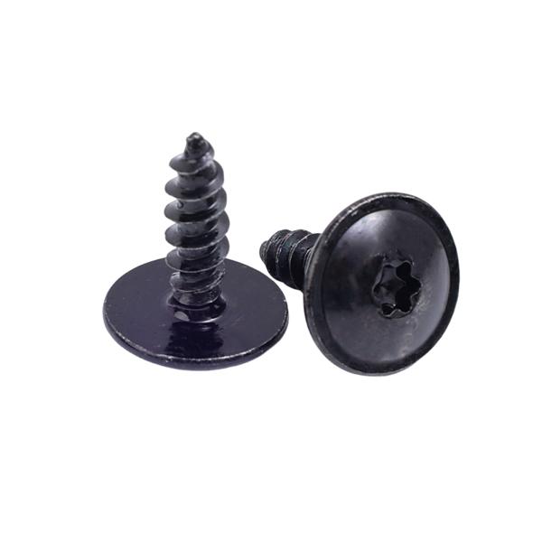 

100/20 шт. Винты для кузова автомобиля для VW Golf Металлический самонарезающий винт Заклепка Черный крепеж Болт Крестовые самонарезающие винты Phillips 20pcs чёрный