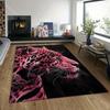1 Stück Mehrere Größen Bunter Teppich mit Leopardenmuster für Wohnzimmer Schlafzimmer Sofa Heimdekoration Rutschfeste Fußmatte Luxuriöses Geschenk