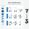 Wasserfilter für Wasserhahn 7-lagige Aktivkohlefiltration Filterelement Herausnehmbar für Hausküche Trinken Kochen