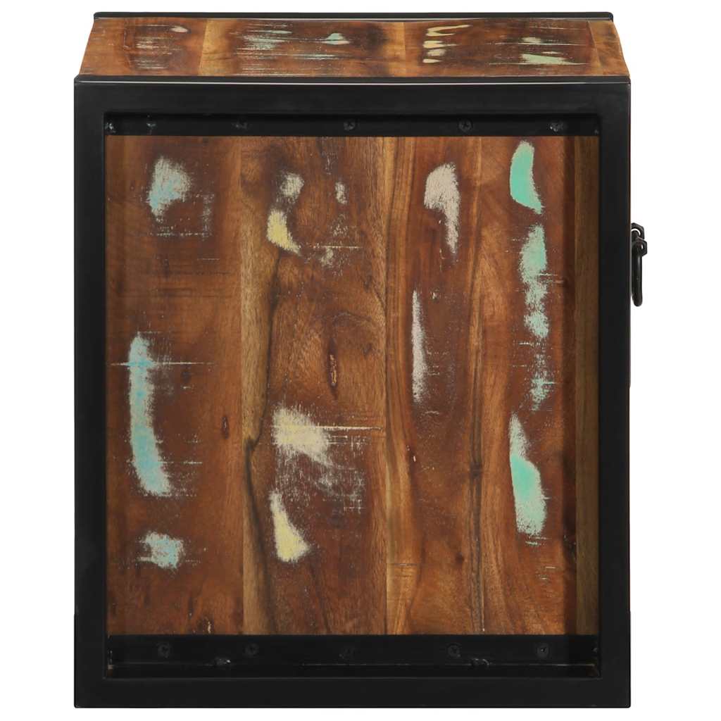 Nightstands (2 pcs) Multicolored 40 x 35 x 40 cm Reclaimed Solid Wood