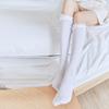 Lolita White Lace Calf Socks 80D Velvet Medium Tube Socks Women's Spring and Autumn JK Half-length Knee Stockings