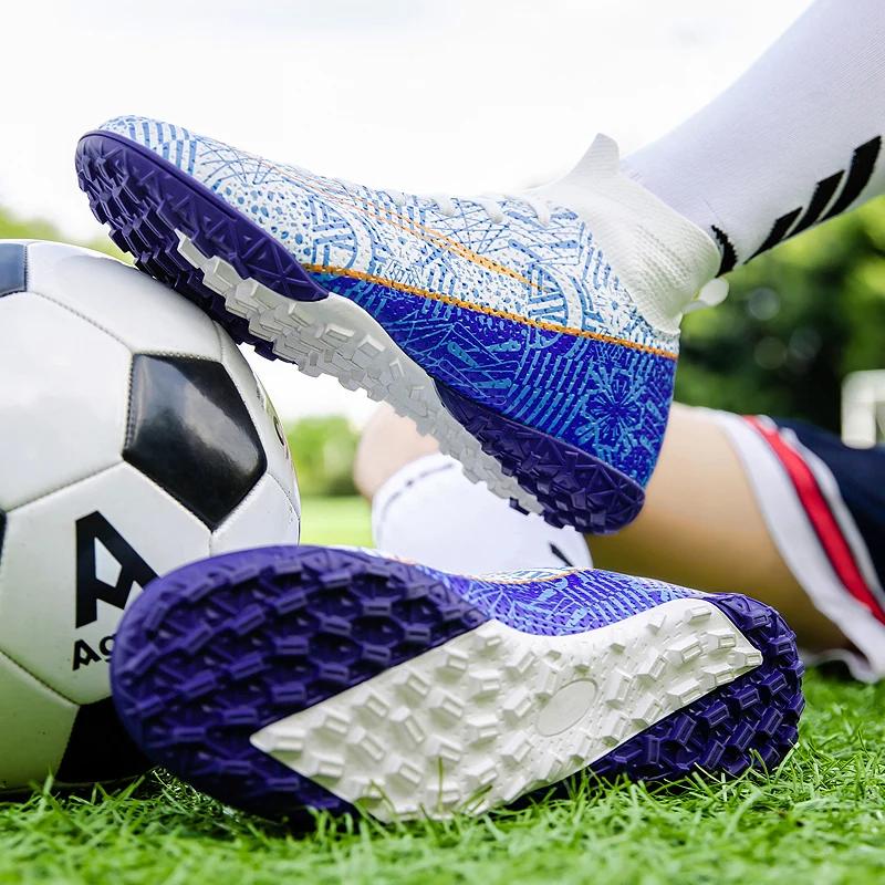 Herren Fußballschuhe Original Fußballschuhe Society Outdoor Lange Stollen Top Qualität Schüler Training Rasen Training Fußballschuhe