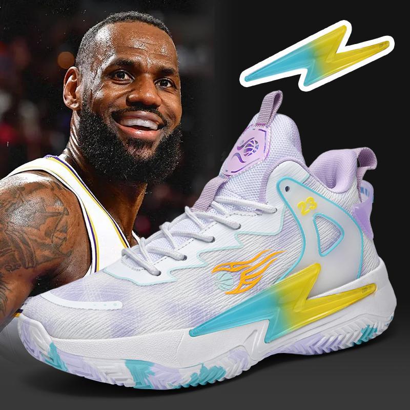 

Новые баскетбольные кроссовки мужские летние легкие повседневные спортивные кроссовки дышащая сетка подростковые студенческие настоящие боевые кроссовки 45