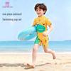 Boys' Dinosaur Print Short-Sleeve Swimsuit Set