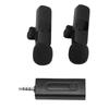 Wireless Lavalier Lapel Microphone 1 for 2 3.5mm Automatic Noise Reduction Clip On Mic for