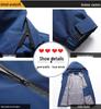 Unisex Windproof Waterproof Lightweight Travel Jacket - Plus Size, Loose Fit for Spring and Autumn