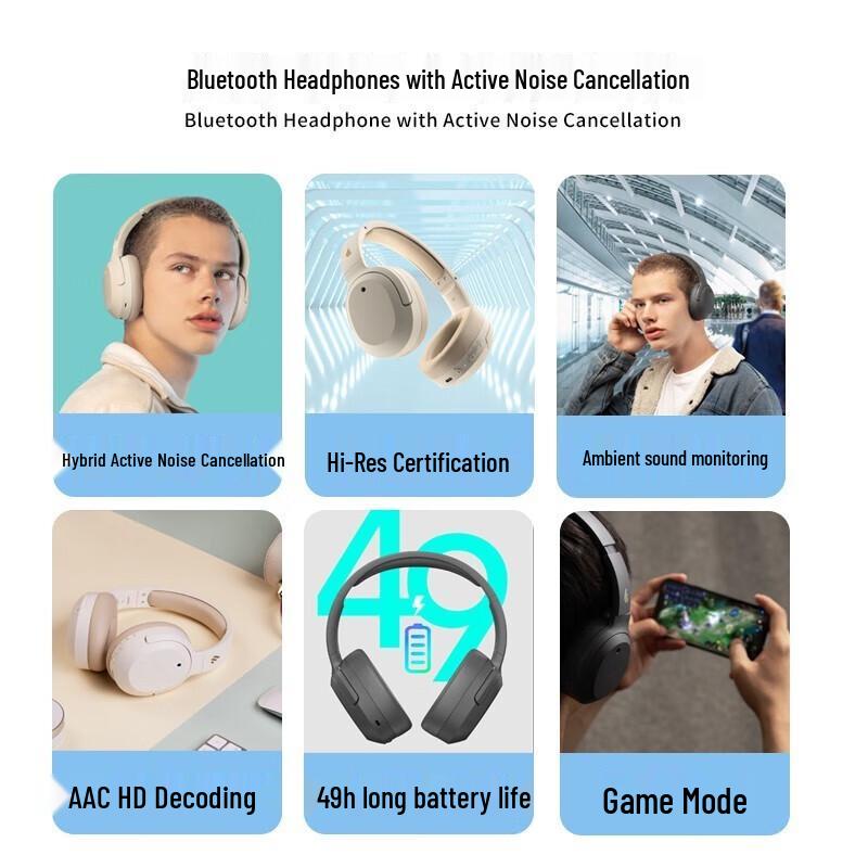 Edifier W820NB Classic Noise Cancelling Headphones