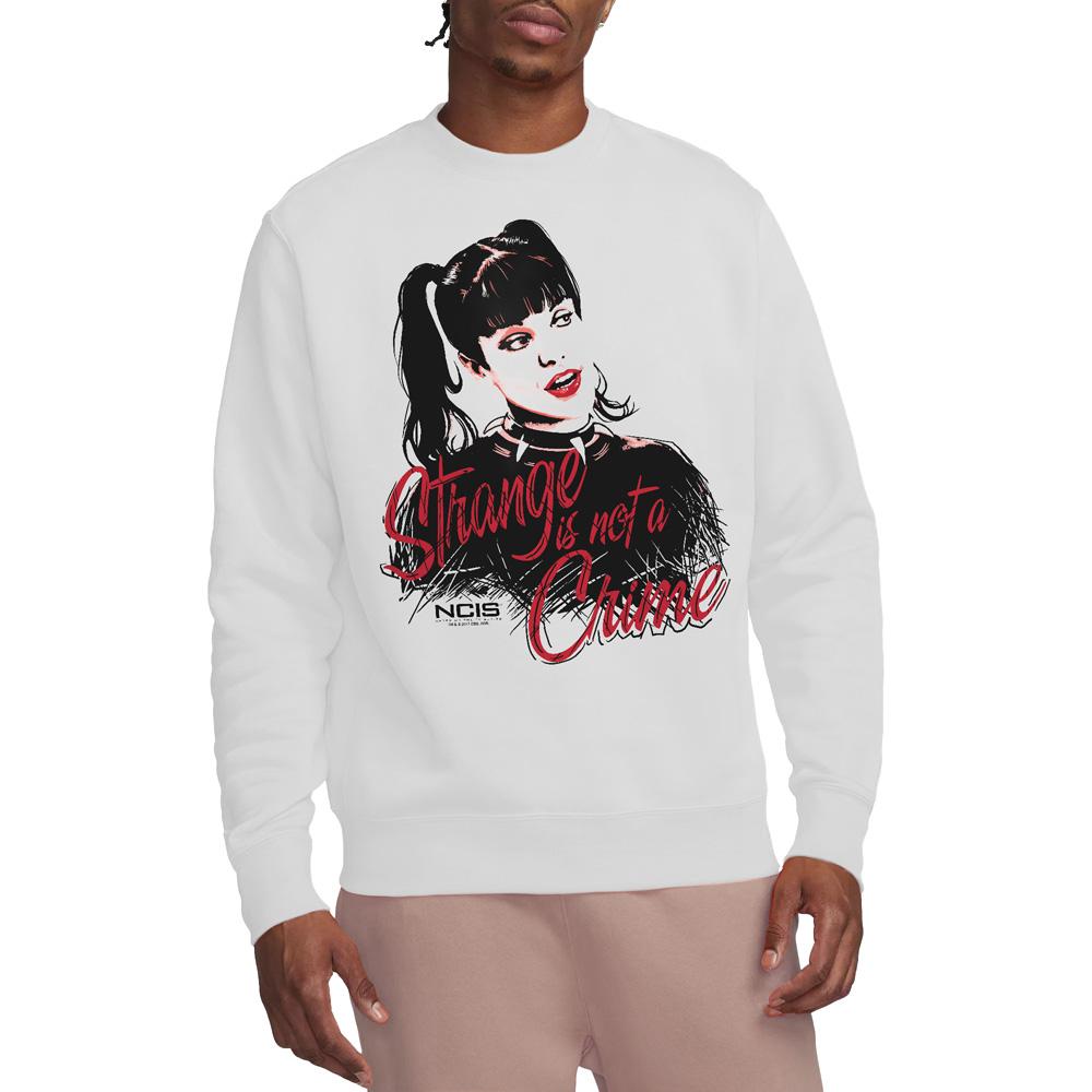 NCIS Unisex Adult Strange Is Not A Crime Sweatshirt