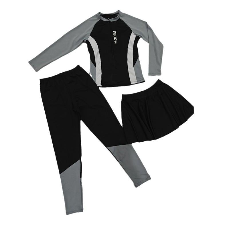 Women's 2025 Slimming Long Sleeve Swimsuit with Sun Protection - Jellyfish Suit for Surfing and Diving