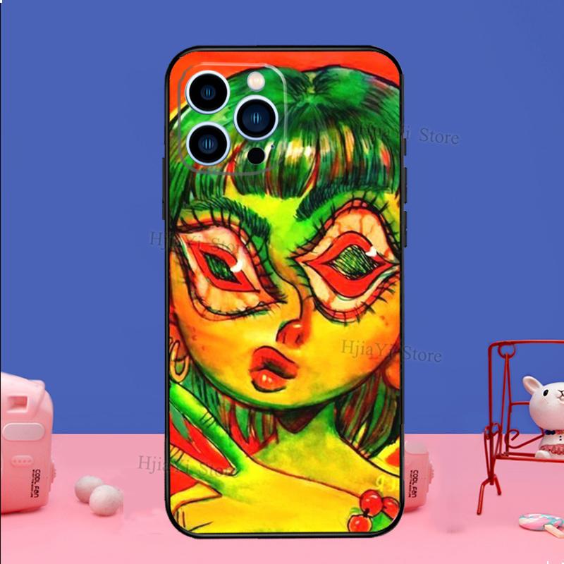 

Hippy Hippie Psychedelic Art Case For iPhone 16 15 13 11 14 Pro Max 12 Mini Plus XR X XS Max Silicone Phone Cover iPhone 15 Pro