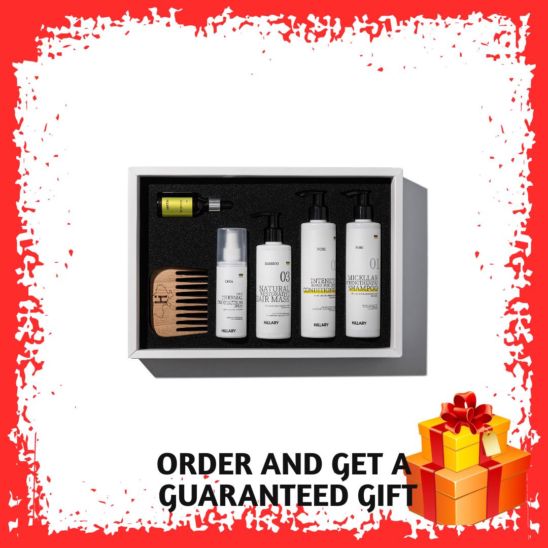 

Набір комплексного догляду з усіх типів волосся Hillary Perfect Nori