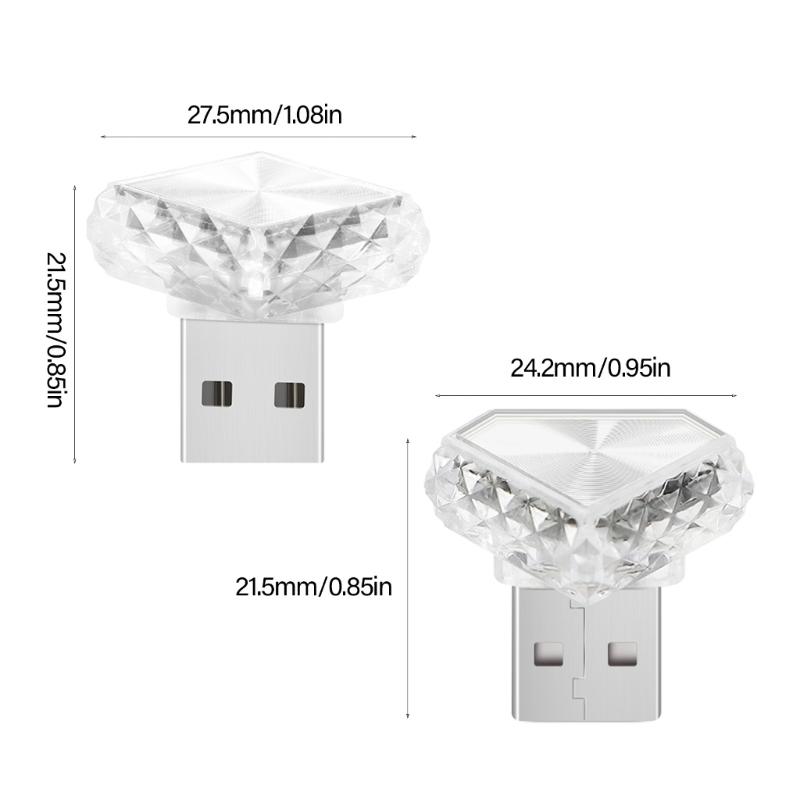 Multi Color USB 5V LED Light for Car and Home Use Touch Activated with 6 Color Option and 4 Kinds Switching Lights