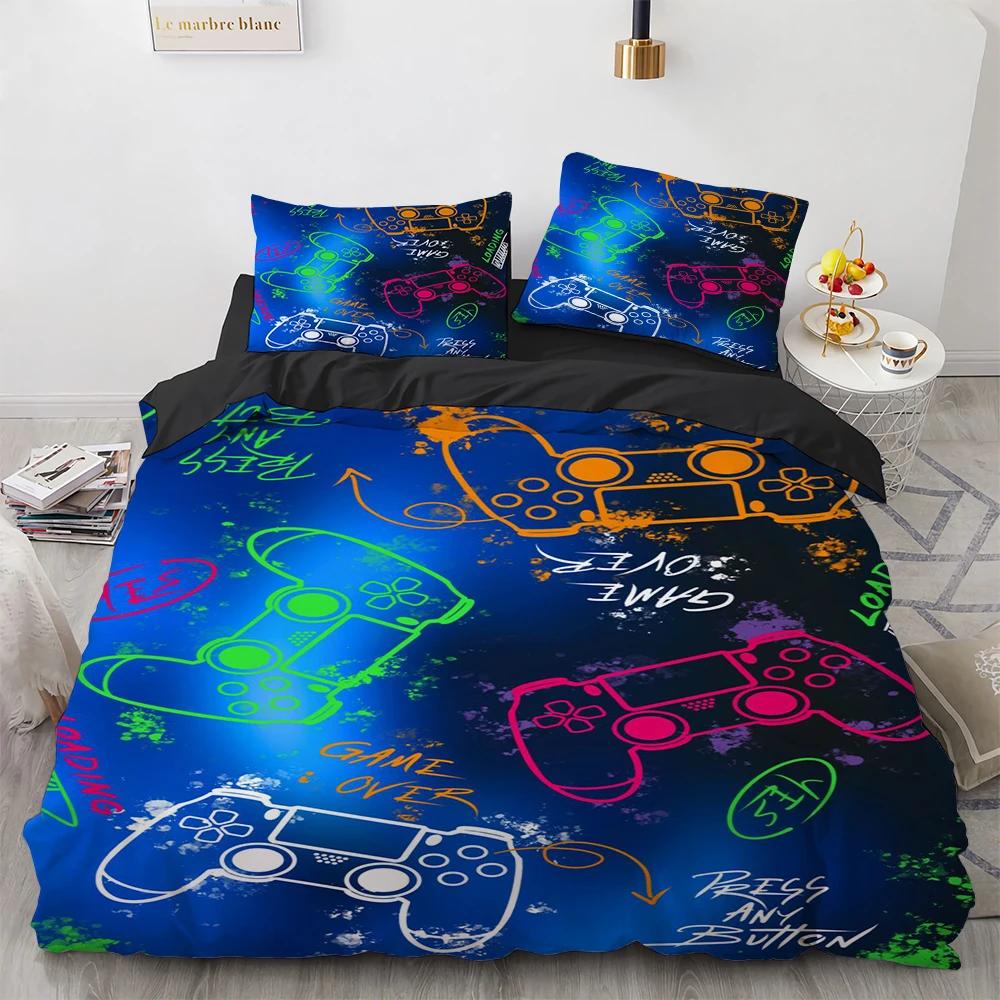 Cartone Animato Gioco Carino Aphmau con Ali Set Letto Ragazzi Ragazze Misura Singola Queen King Copripiumino Federa Letto ragazzi Adulti