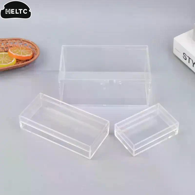 Thickened Rectangular Acrylic Storage Box High Transparency Food Gift Packaging Plant Landscaping Transparent Box
