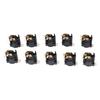 10pcs XLR Female Jack Socket Connector 6.5mm Panel Mount Socket Connector for AV Equipment Car Speak