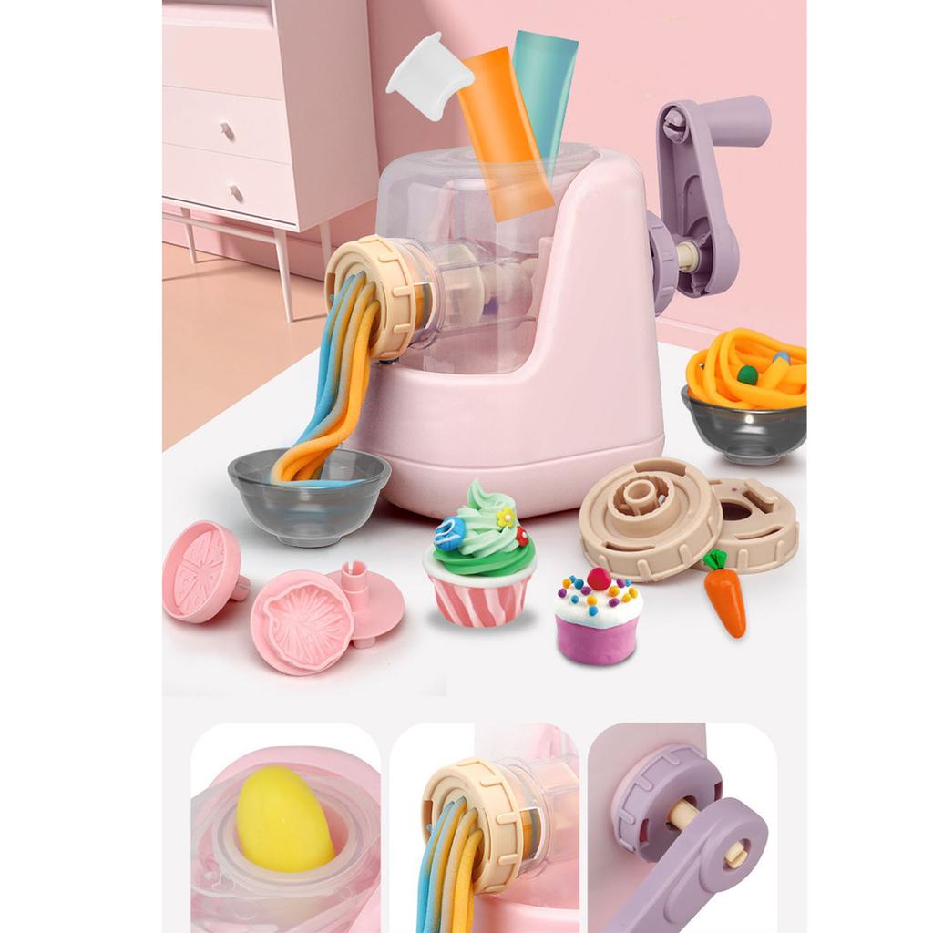 Color Dough Machine DIY Interesting Interactive Lightweight Safe Color Dough Set for Kids Children