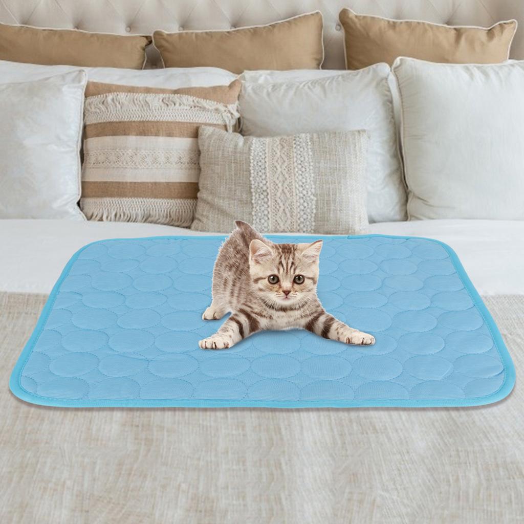 Cooling Mat for Dog Cat Pet Self Cooling Pillow Summer Hot Weather Bed