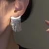 Elegant Galaxy Tassel Earrings: Niche Design, Light Luxury, Long-Lasting Chain Style