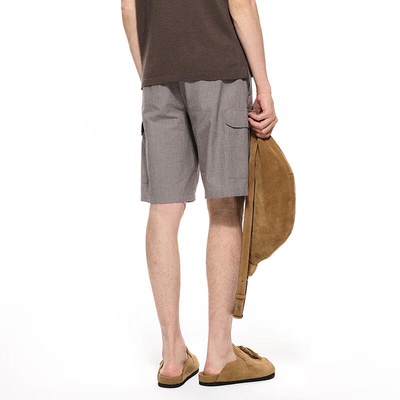 Men's Loose Fit Straight-Leg Cotton Shorts