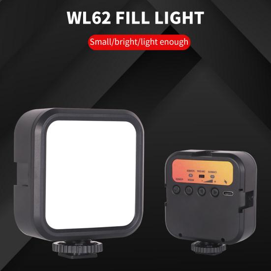 1 Set Video Light Triple Colors High Light Efficiency Spliceable Outdoor Live Square Soft Light for Indoor