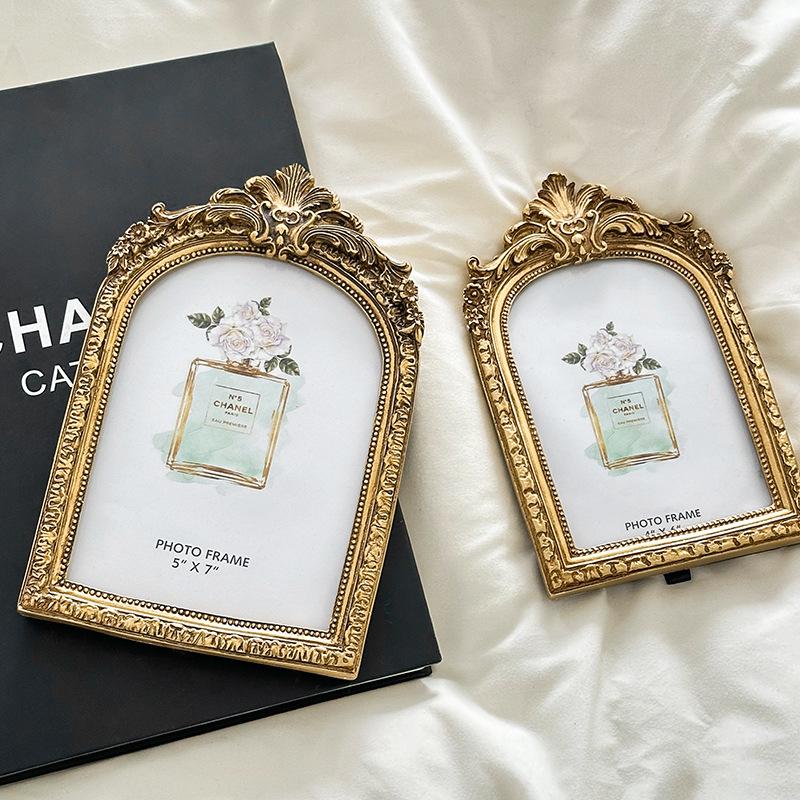 Retro Photo Frame Creative Table Setting Resin Photo Frame 6 Inch 7 Inch 8 Inch Ornament Picture Frame Home Decoration