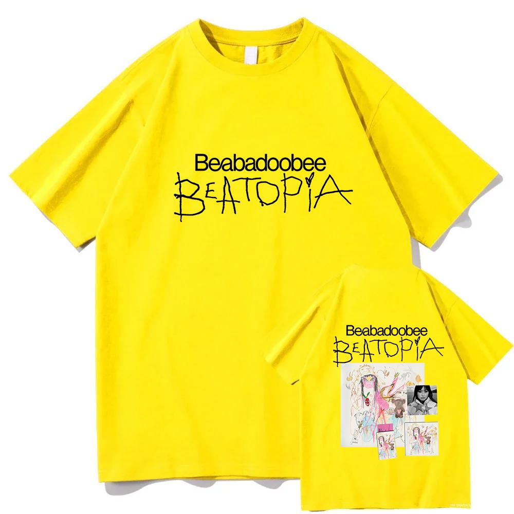 2025 Beabadoobee Beatopia Music Tour 2025 T Shirt Unisex Clothing Harajuku Unisex High Quality Cotton Tops Graphic T Shirts Fans Gi