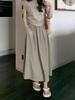 Yamamoto High-Waisted Pleated Long Skirt - Slimming Japanese Casual Summer Style
