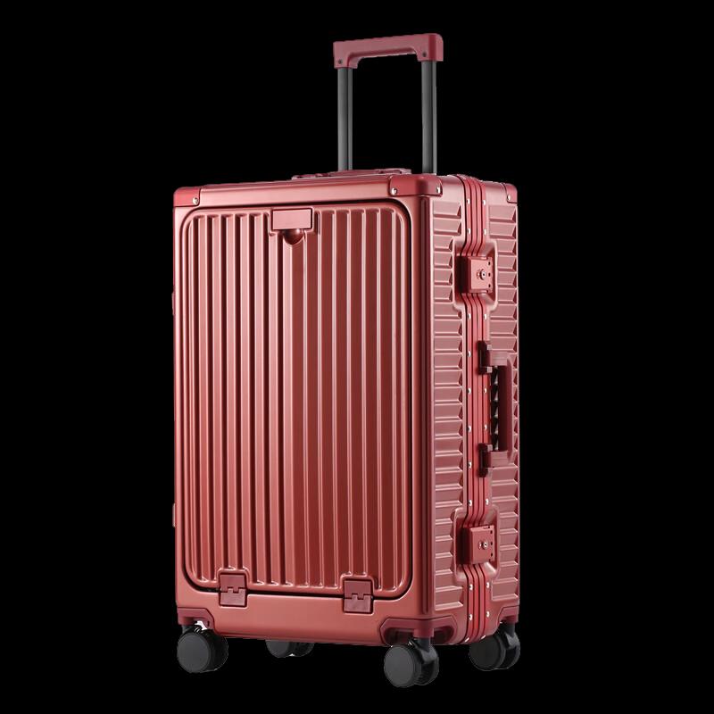 Tymon 24-inch Front-Opening Luggage with USB & Cupholder 24 inch