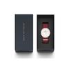 Daniel Wellington Classic 40 Roselyn RG Hvit Klokke, DW00100267, Herre, Rød